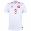 Virallinen Fanipaita Tanska Hojlund 9 Kotipelipaita Euro 2024 - Miesten